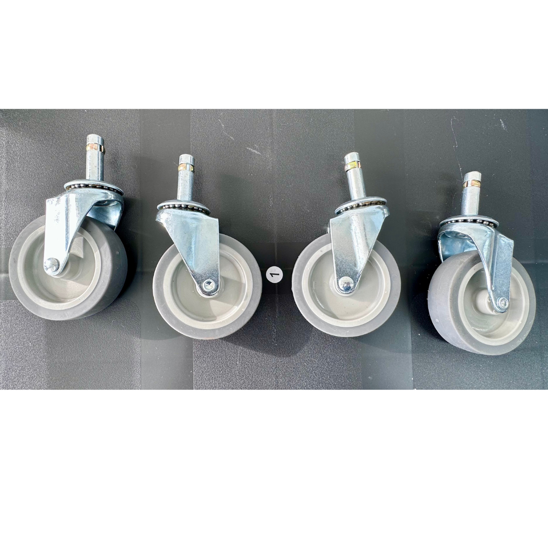 Heavy Duty Utility Cart with Aluminium Legs and Rubber Wheels