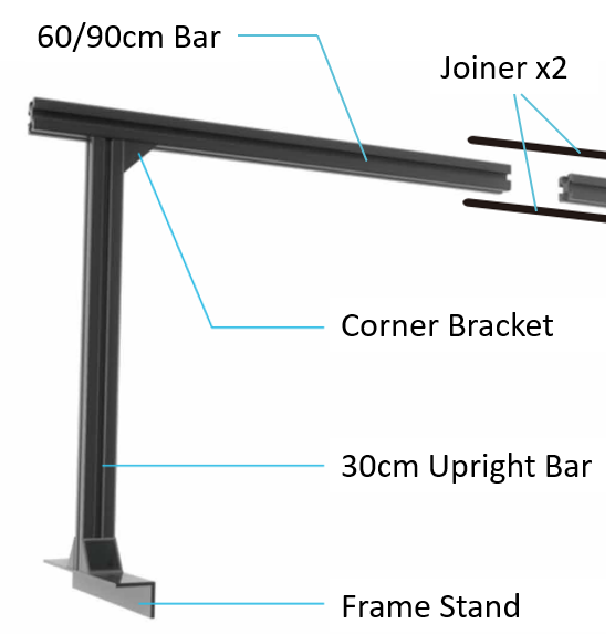 MicMol Sky Mounting Aluminium Light Rack (Universal)