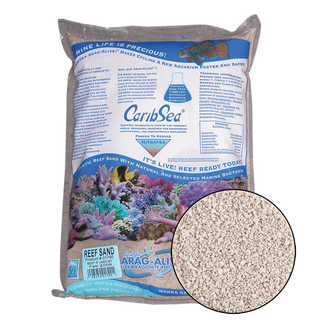 CaribSea Arag-Alive! Special Grade Reef Sand