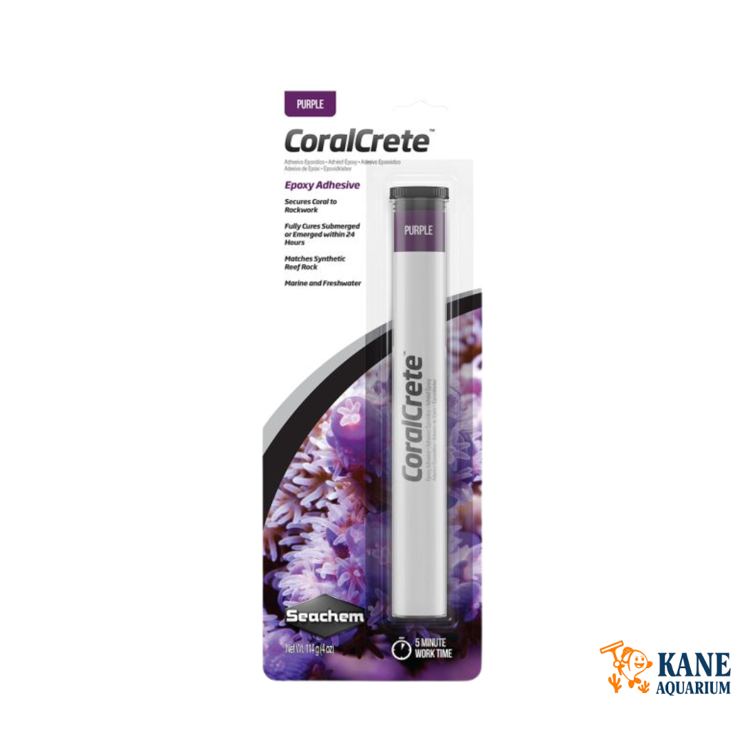 Seachem CoralCrete Epoxy Adhesive - Purple - 114 g