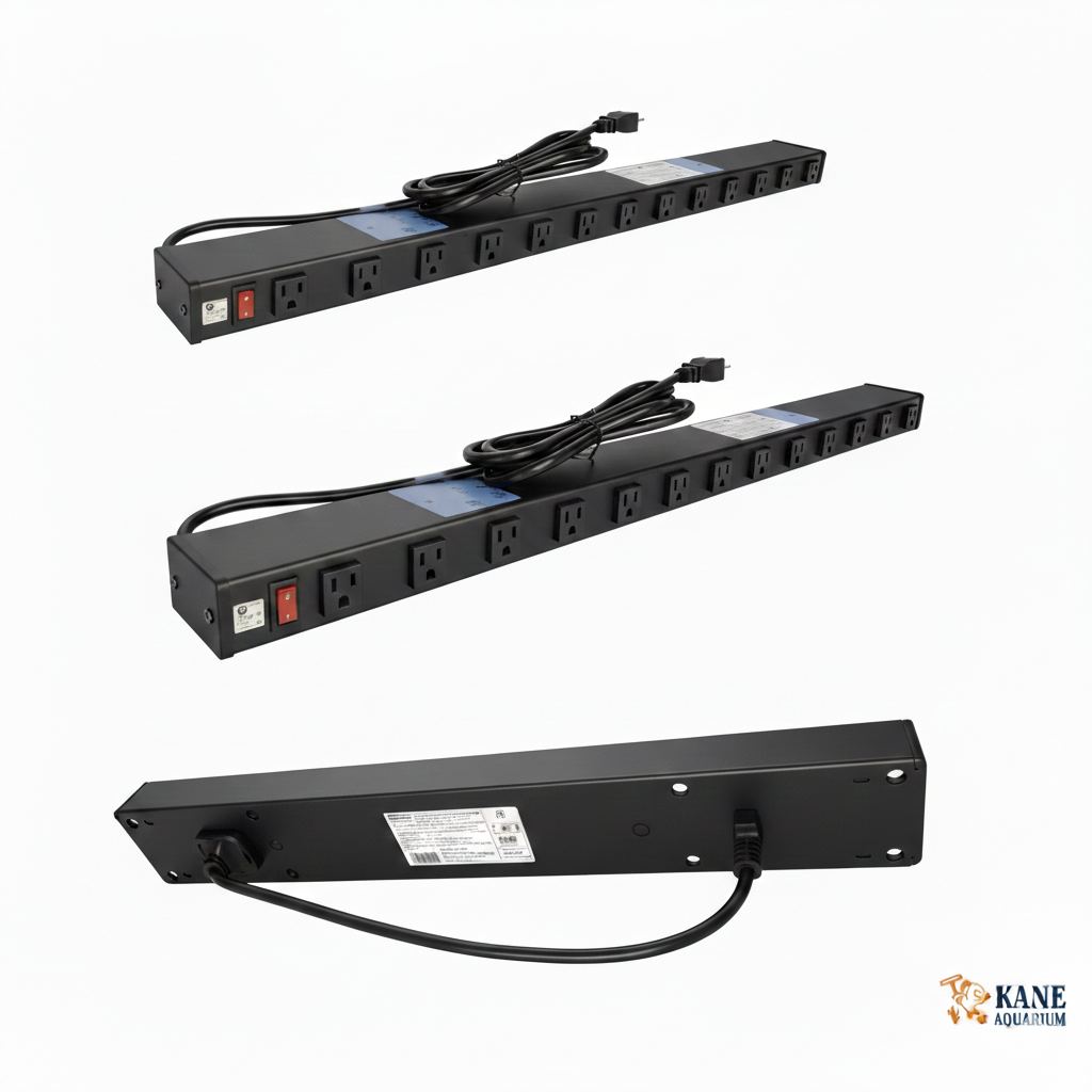 Power Bars Examples Aluminum Industrial Power Bars with Surge Protector – Kane Aquarium