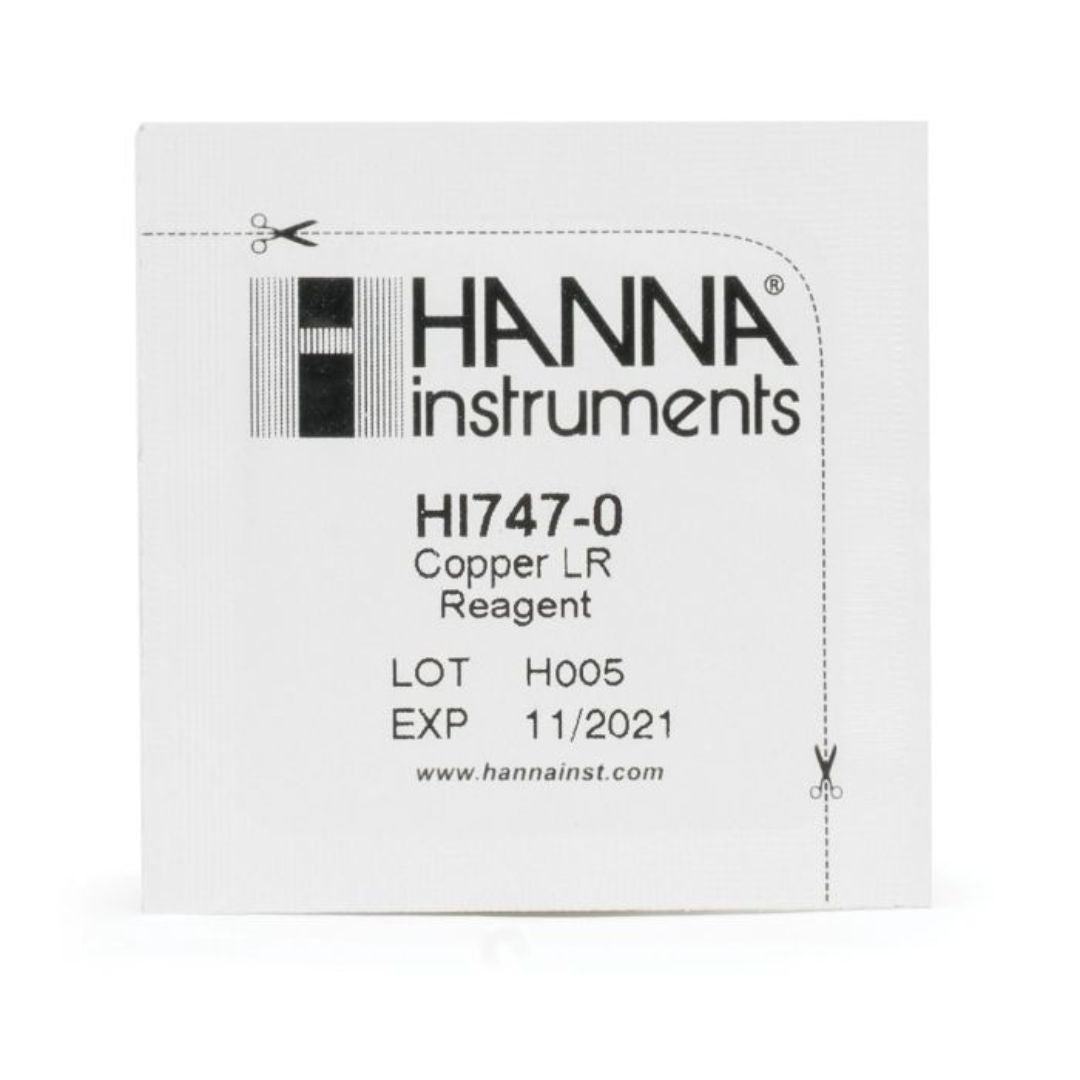 Hanna Marine Copper Low-Range Checker® HC Reagents (25 Tests) - HI747-25