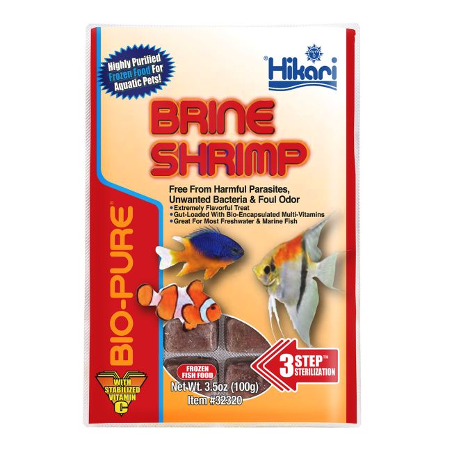 Hikari Bio-Pure Frozen Brine Shrimp - Cubes - 3.5 oz