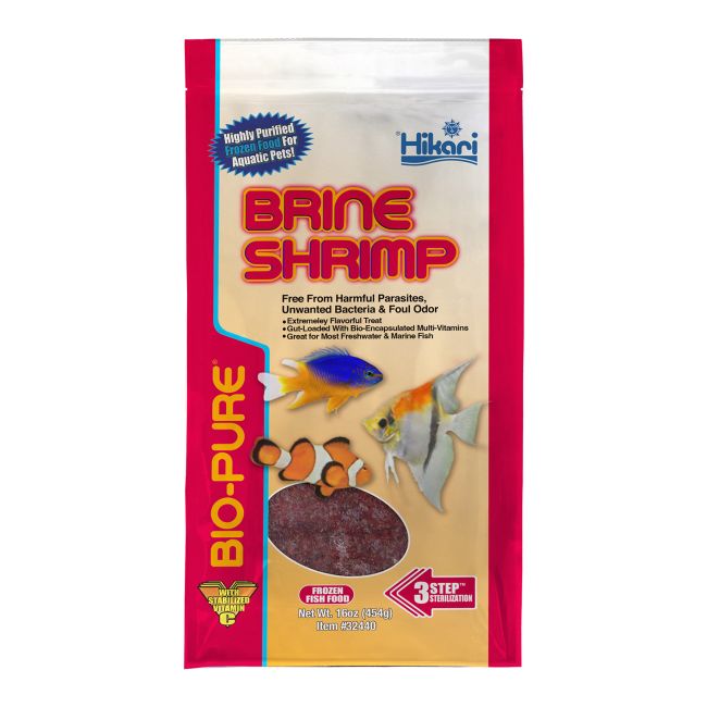 Hikari Bio-Pure Frozen Brine Shrimp - Flatpack - 16 oz