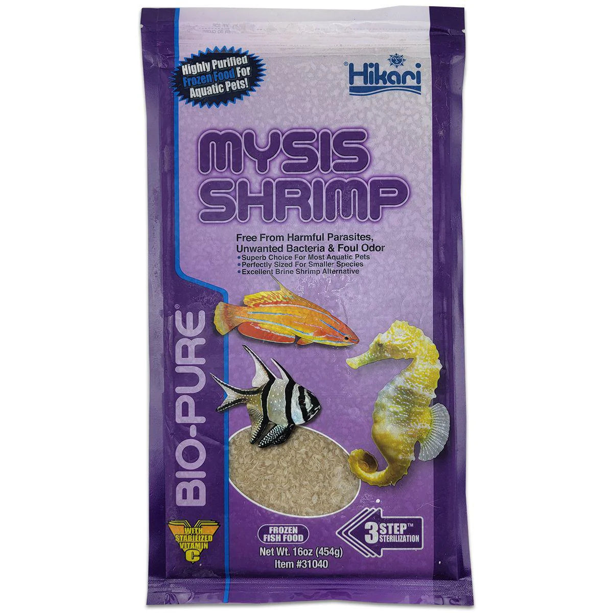 Hikari Frozen Mysis Shrimp - 16oz Flat Pack