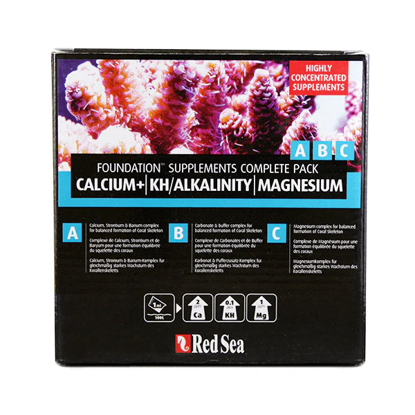 Red Sea Reef Foundation A, B, C - 3-Pack (3 x 250 mL)