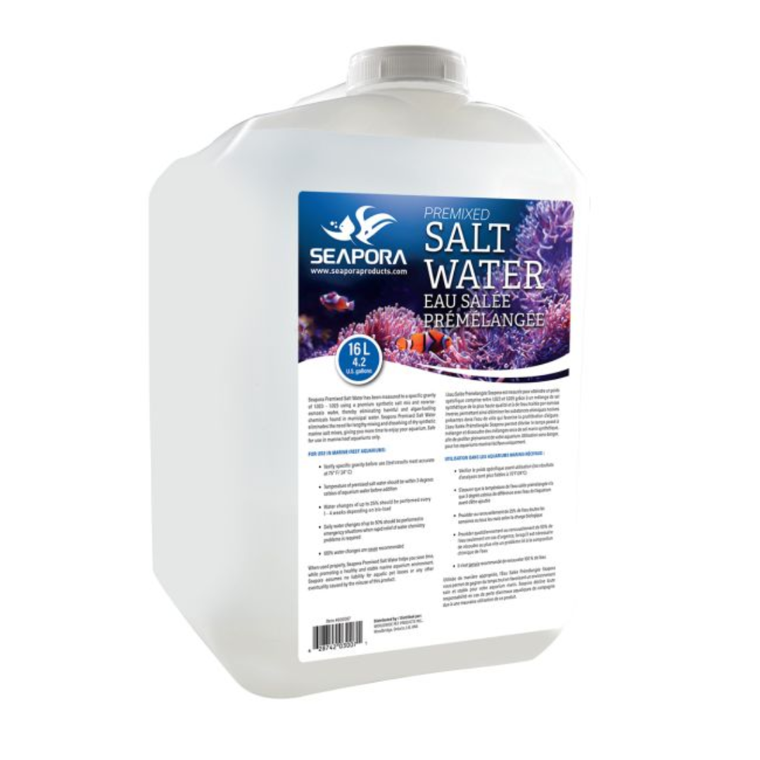 Seapora Reverse Osmosis Water - Saltwater - 16L/4.2 gallon
