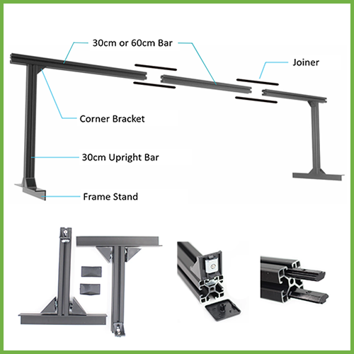 MicMol Sky Mounting Aluminium Light Rack (Universal)